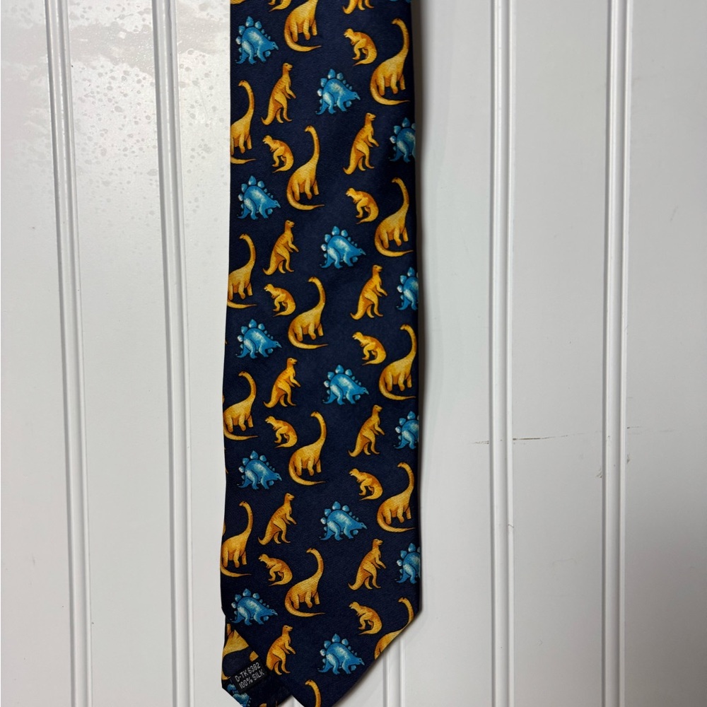 Dinosaur Patterned Tie